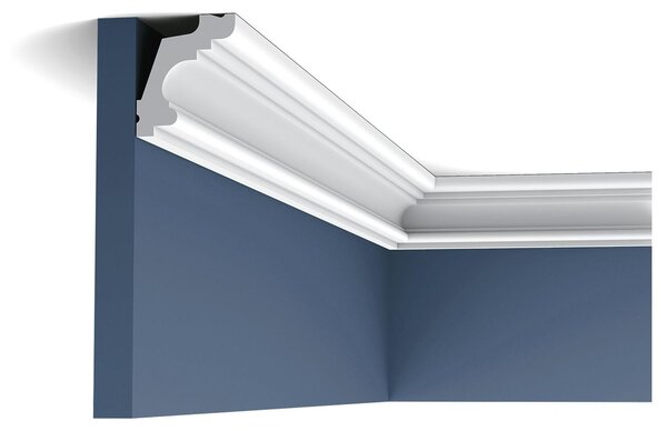 Orac Decor C322 Luxxus profilo decorativo a soffitto a parete modanatura decorativa a stucco profilo decorativo a cornice modanatura decorativa ad angolo | 2 metri