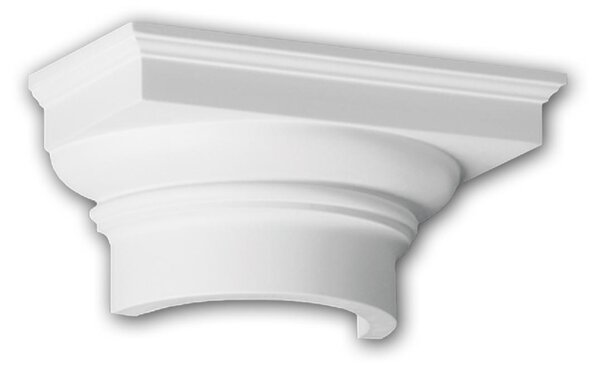 Testa a mezza colonna Profhome 415101 Facciata decorativa in stile toscano
