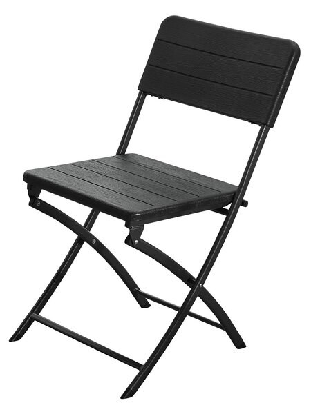 Set 4 Sedie Pieghevoli da Giardino 54x44,5x80,5 cm in Acciaio