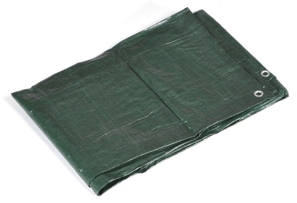 Telone Impermeabile con Occhielli 3x3m in Polietilene Verde
