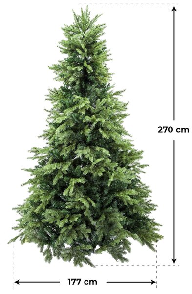 Albero di Natale Artificiale Dolomiti Verde Altezza 120 cm