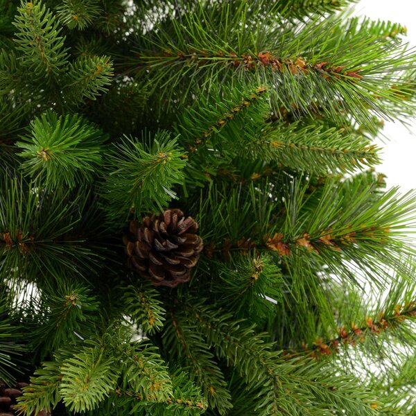 Albero di Natale Artificiale Con Pigne Sinai Verde Ø107xH180 cm
