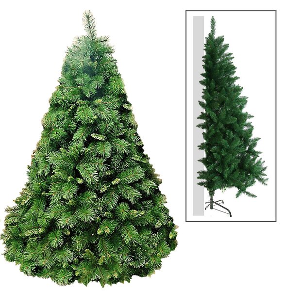 Albero di Natale Artificiale da Parete Alfalux Verde Altezza 180 cm