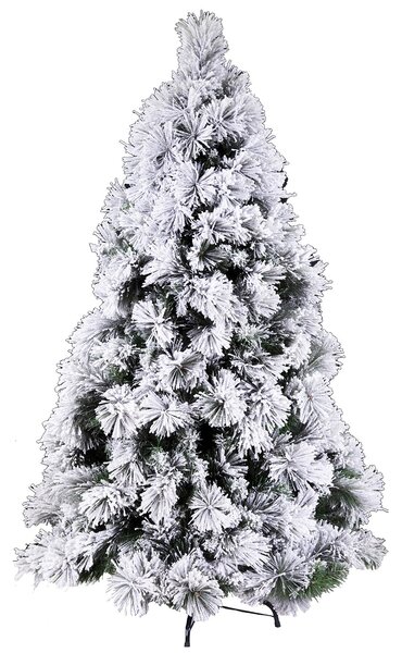 Albero di Natale Artificiale H180cm Monte Bianco Verde Innevato