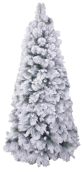 Albero di Natale Innevato 800 Rami Ø83xH180cm Biancolino Slim