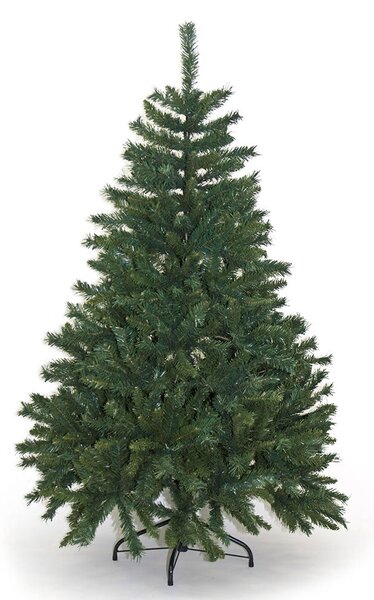 Albero di Natale Artificiale Alpino Verde Ignifugo 1085 Rami Altezza 180Cm