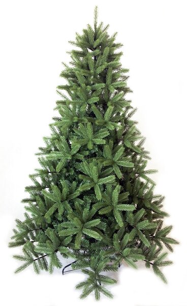 Albero di Natale Artificiale Cortina Verde Ignifugo 1092 Rami Altezza 180Cm