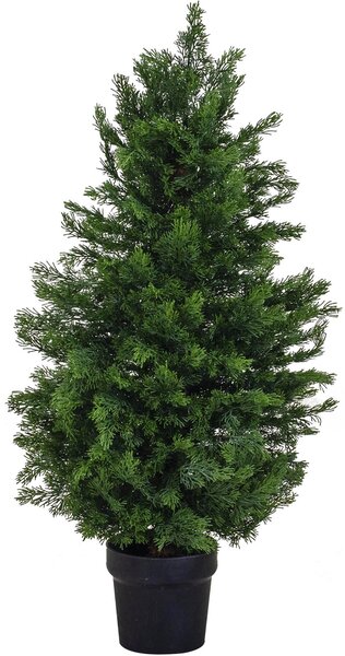 Mini Albero di Natale Artificiale Bisalta Verde Altezza 60 cm