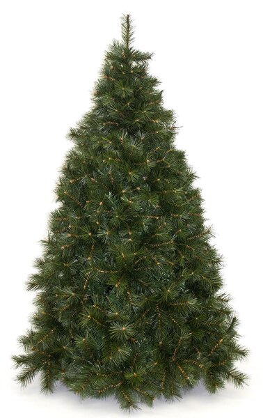 Albero di Natale Artificiale Alaska Verde Ignifugo 1506 Rami Altezza 210Cm