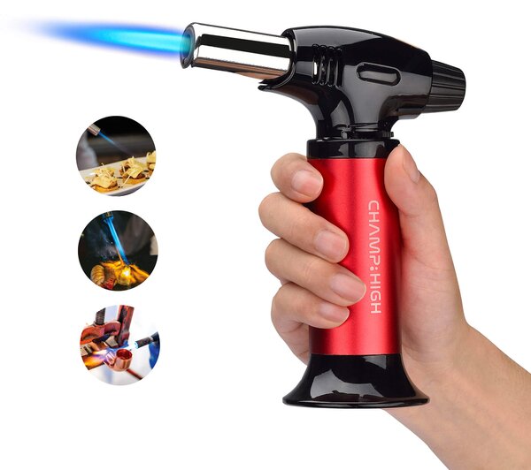 Torcia a Gas Bruciatore da Cucina per Creme Brulee Rosso