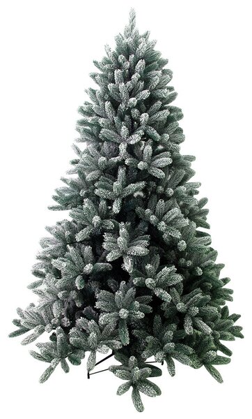 Albero di Natale Artificiale Cortina Snow Innevato Effetto Neve 1092 Rami Altezza 180Cm