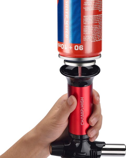 Torcia a Gas Bruciatore da Cucina per Creme Brulee Rosso