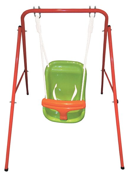 Altalena da Giardino 1 Posto New baby Rosso 100x144x120 cm