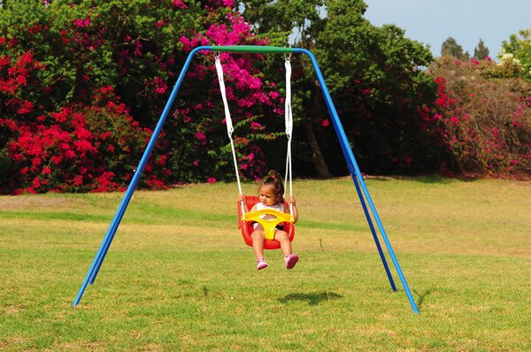 Altalena da Giardino 1 Posto con Struttura tubolare Kid Smile Kid Swing