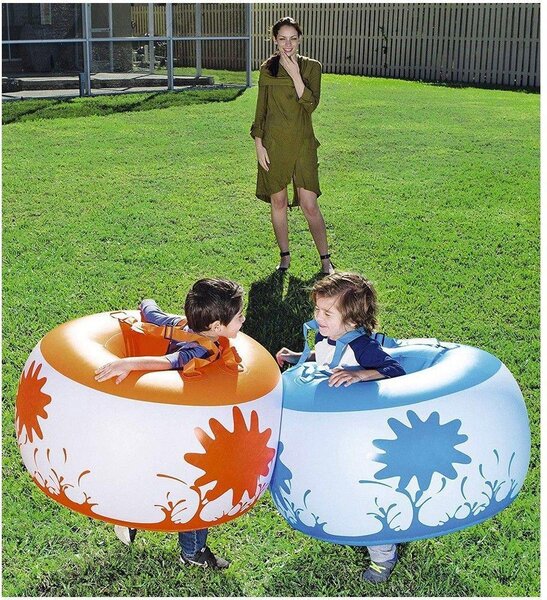 Set 2 Bumper Gioco Gonfiabile Sumo 91x51 cm per Bambini Bestway