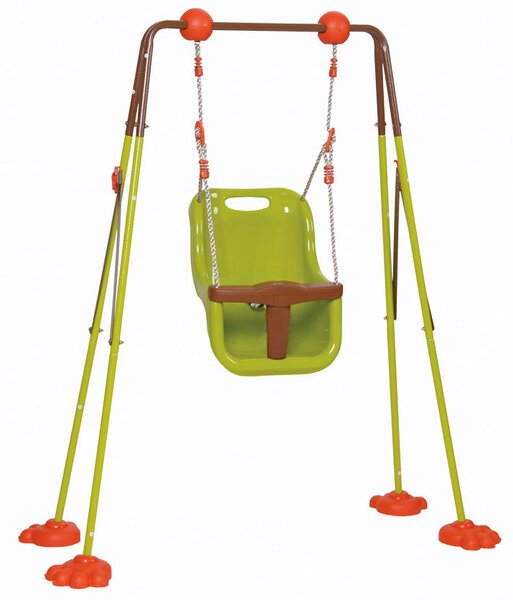 Altalena da Giardino 1 Posto con Struttura in Acciaio Miller Baby Swing