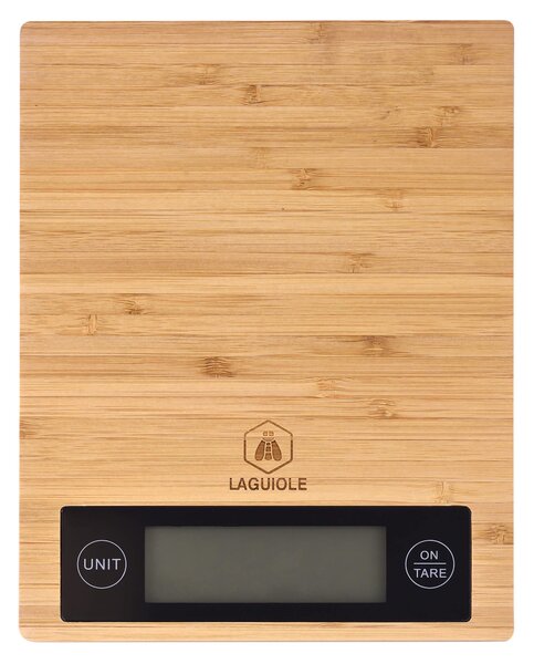 Bilancia da Cucina Digitale max 5 Kg in Bambù