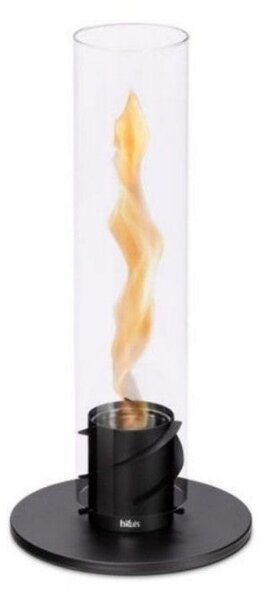 Lampada a Bioetanolo da Tavolo Ø12x54 cm in Acciaio Inossidabile Nero