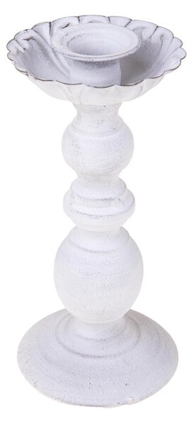 Set 2 Candelieri Altezza 22,5 cm Bianco