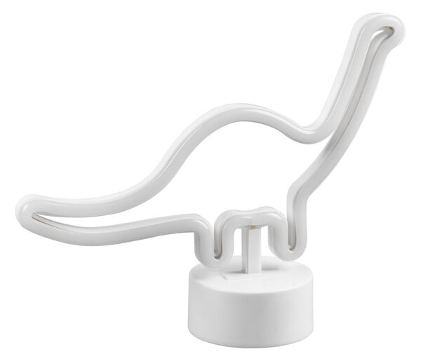 Lampada da tavolo a LED bianca (altezza 20 cm) Bronto - Reality