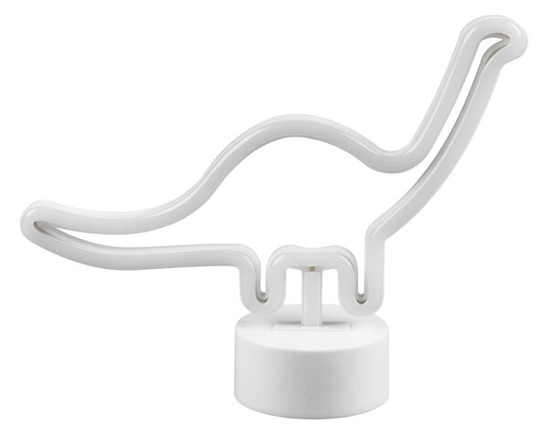 Lampada da tavolo a LED bianca (altezza 20 cm) Bronto - Reality