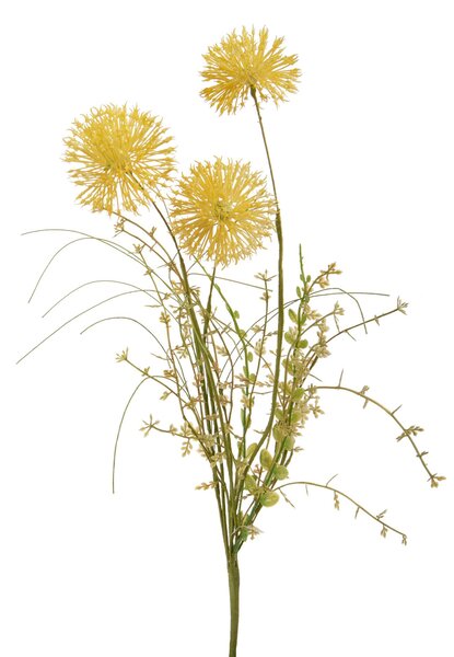 Set 4 Fasci Artificiali di Campocon Taraxaco Altezza 60 cm Giallo