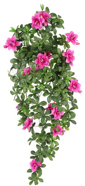 Set 2 Azalea Artificiale Pendente 80 cm Rosa