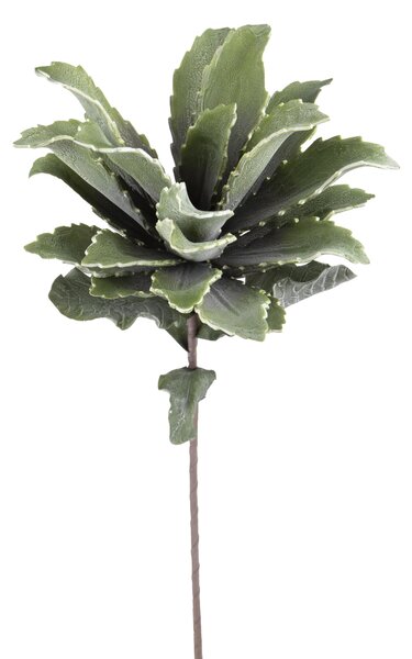 Set 2 Fiori Artificiali Ginger Foam con Foglie Altezza 70 cm Grigio