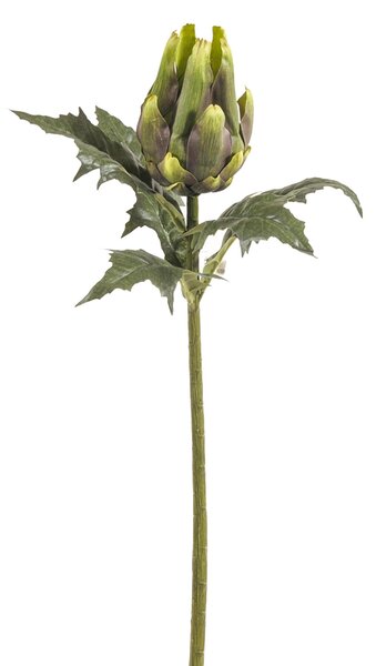 Set 2 Carciofo Artificiale Chiuso Altezza 66 cm Verde