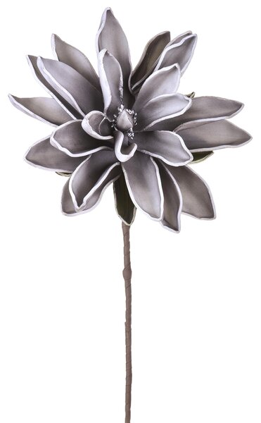 Set 2 Fiori di Ninfea Artificiali Altezza 88 cm Grigio