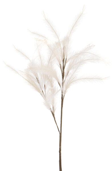 Set 3 Pampas Artificiale con 24 Diramazioni Altezza 115 cm Bianco