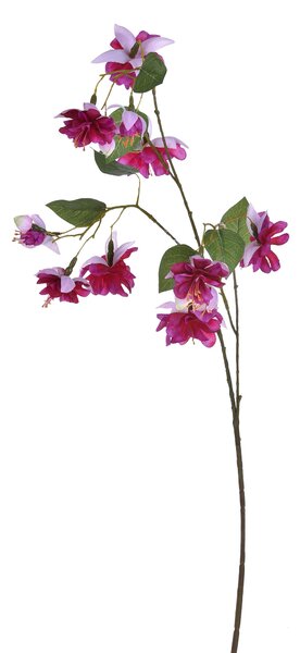 Set 4 Tralcio Artificiale Fuxia Composta da 3 Fiori Altezza 96 cm Rosa