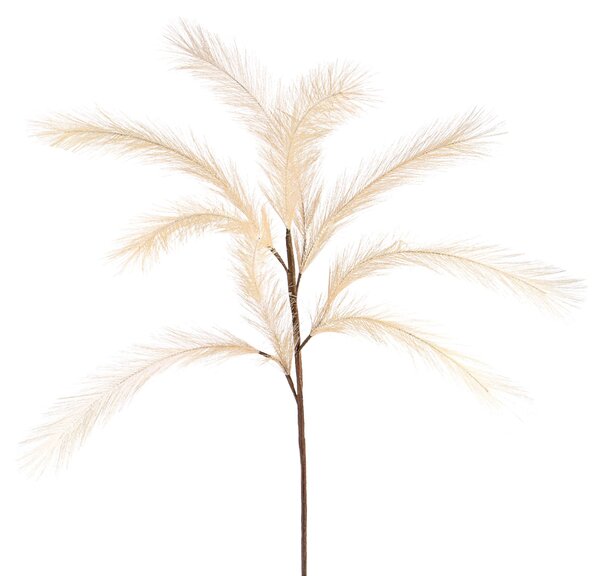 Set 6 Pampas Artificiale con Diramazioni Altezza 65 cm Marrone
