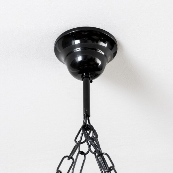 Brilagi - Lampadario a sospensione con catena QUEEN 4xE14/40W/230V faggio/noce