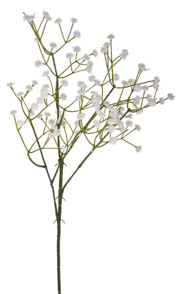 Set 24 Rami Artificiale di Gypsophila Altezza 59 cm Bianco