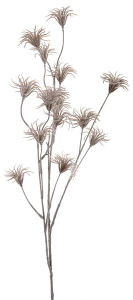 Set 3 Rami Artificiali di Clematis Altezza 106 cm Grigio