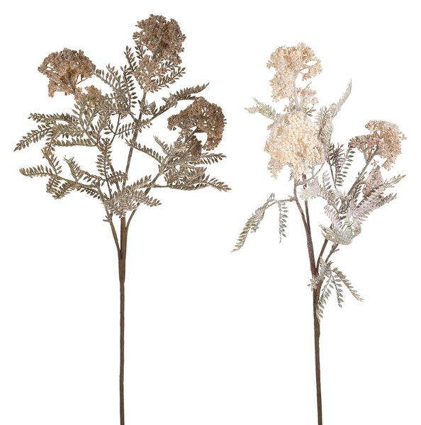 Set 4 achillea Dry Look Artificiali Altezza 70 cm