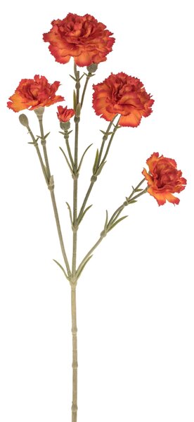 Set 8 Fiori Artificiali di Garofanello Altezza 62 cm Arancio