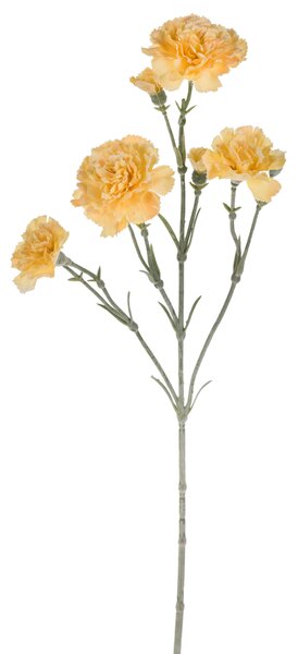 Set 8 Fiori Artificiali di Garofanello Altezza 62 cm Giallo