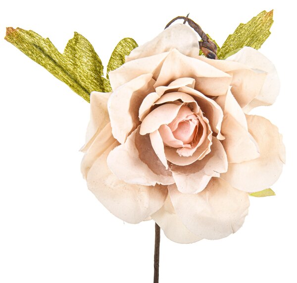Set 24 Pick Artificiali di Rosa Altezza 11 cm Marrone