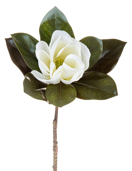 Set 2 Magnolie Artificiali Altezza 80 cm Bianco