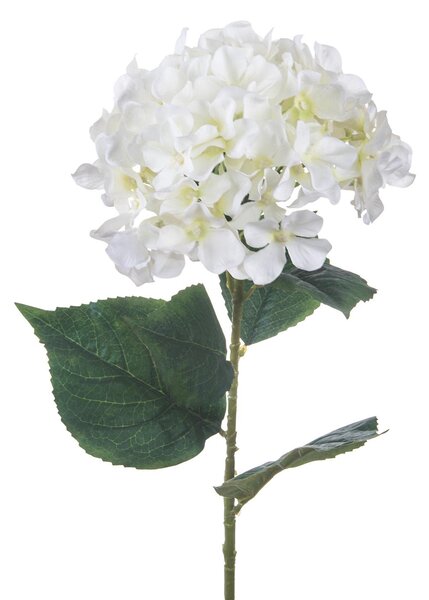 Set 4 Ortensia Artificiale Singola con 6 Fiori Artificiali Altezza 90 cm