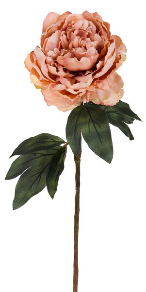 Set 3 Peonia Artificiale anticata Singola Altezza 72 cm