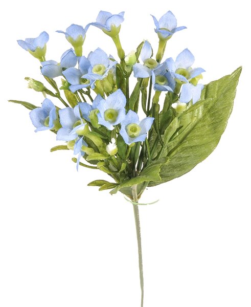 Set 6 Pick Non Ti Scordar di Me Artificiale Altezza 20 cm Blu