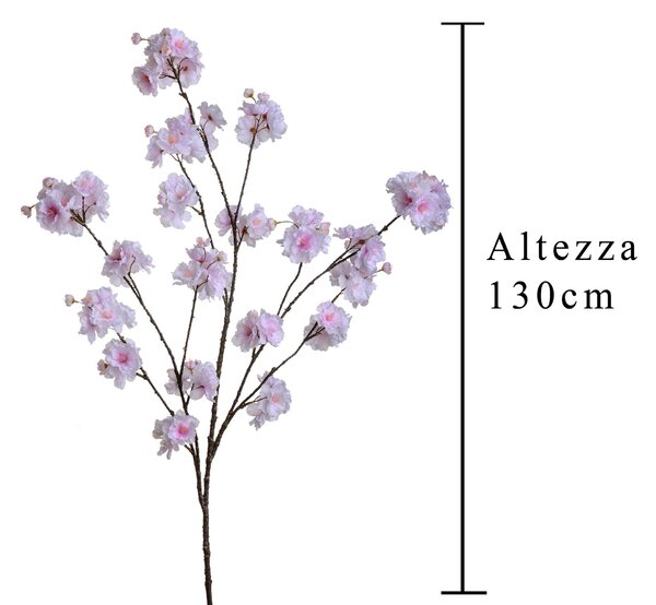 Mandorlo in Fiori Artificiale Altezza 130 cm Rosa