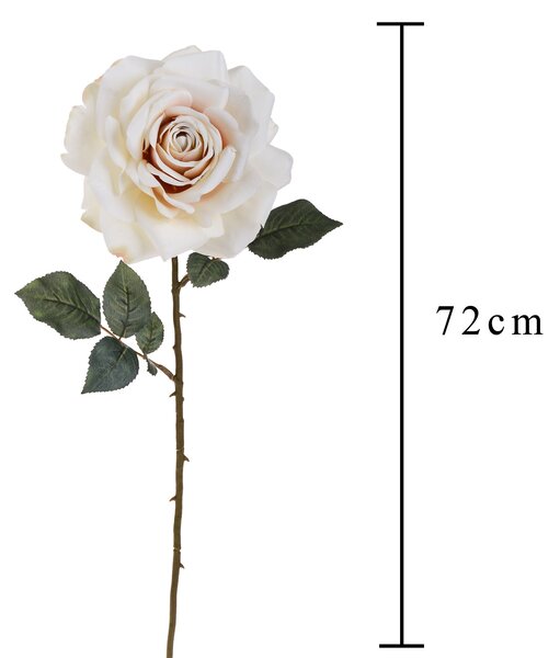 Set 4 Rose Artificiali Madonna Altezza 70 cm