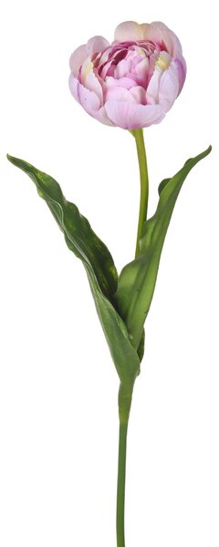 Set 4 Tulipani Artificiali con Real Touch Altezza 67 cm Viola