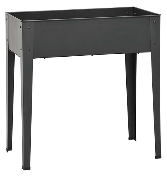 Fioriera Orto Urbano da Giardino in Metallo 81,5x41xH81cm Rama Standy Antracite