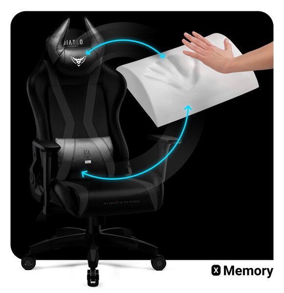 Sedia da gaming Diablo X-Horn 2.0 King Size: nero