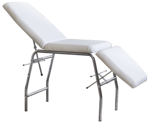 Lettino da Massaggio Fisioterapia Fisso 2 Snodi 182x60 cm Nasti Simplex 2 Bianco